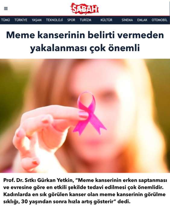 Sabah - Prof. Dr. Gürkan Yetkin